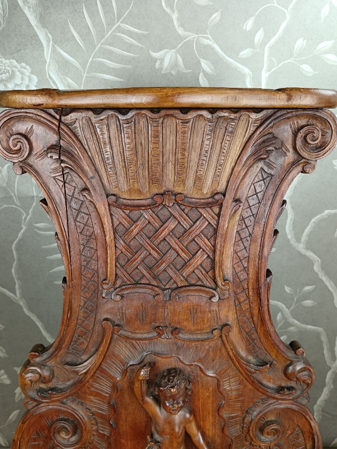 Italian Walnut Carved Stand (1).jpg